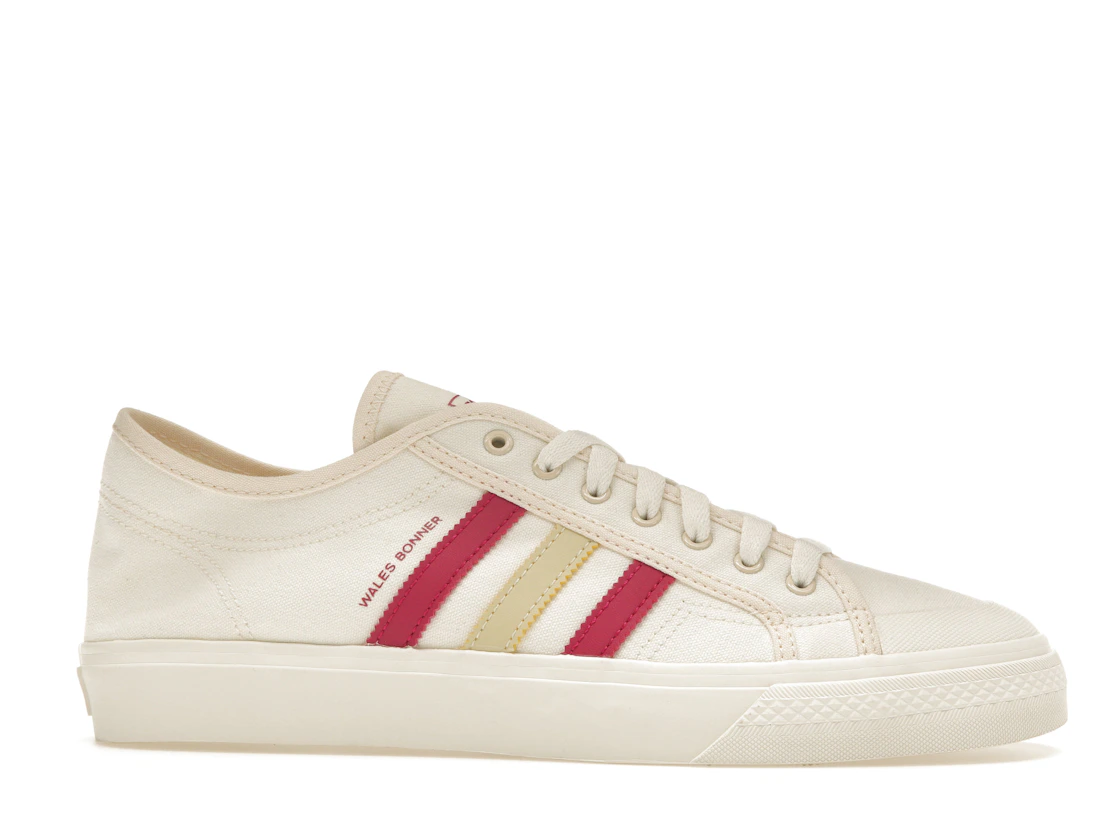 Vue 2 de adidas Nizza Lo Wales Bonner Cream White Scarlet