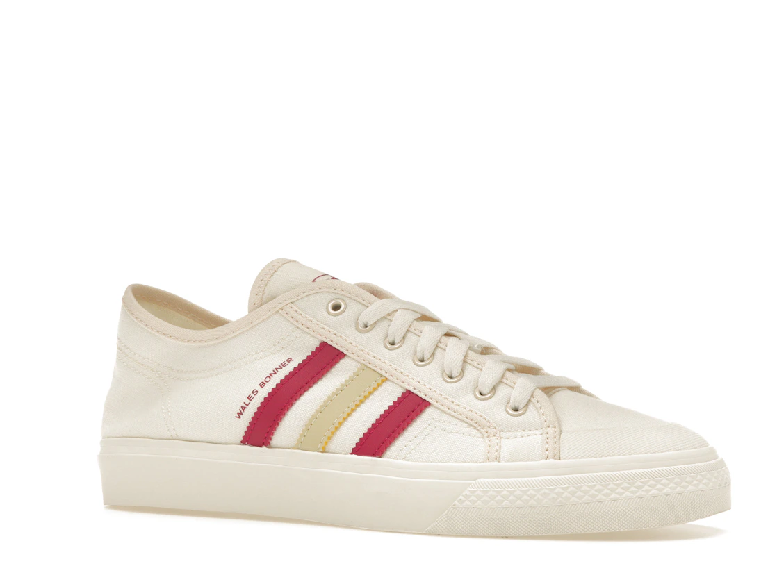 Vue 4 de adidas Nizza Lo Wales Bonner Cream White Scarlet