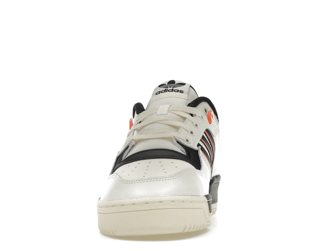 Vue 11 de adidas Rivalry 86 Low White Black Semi Impact Orange