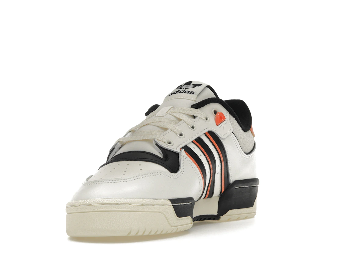 Vue 13 de adidas Rivalry 86 Low White Black Semi Impact Orange