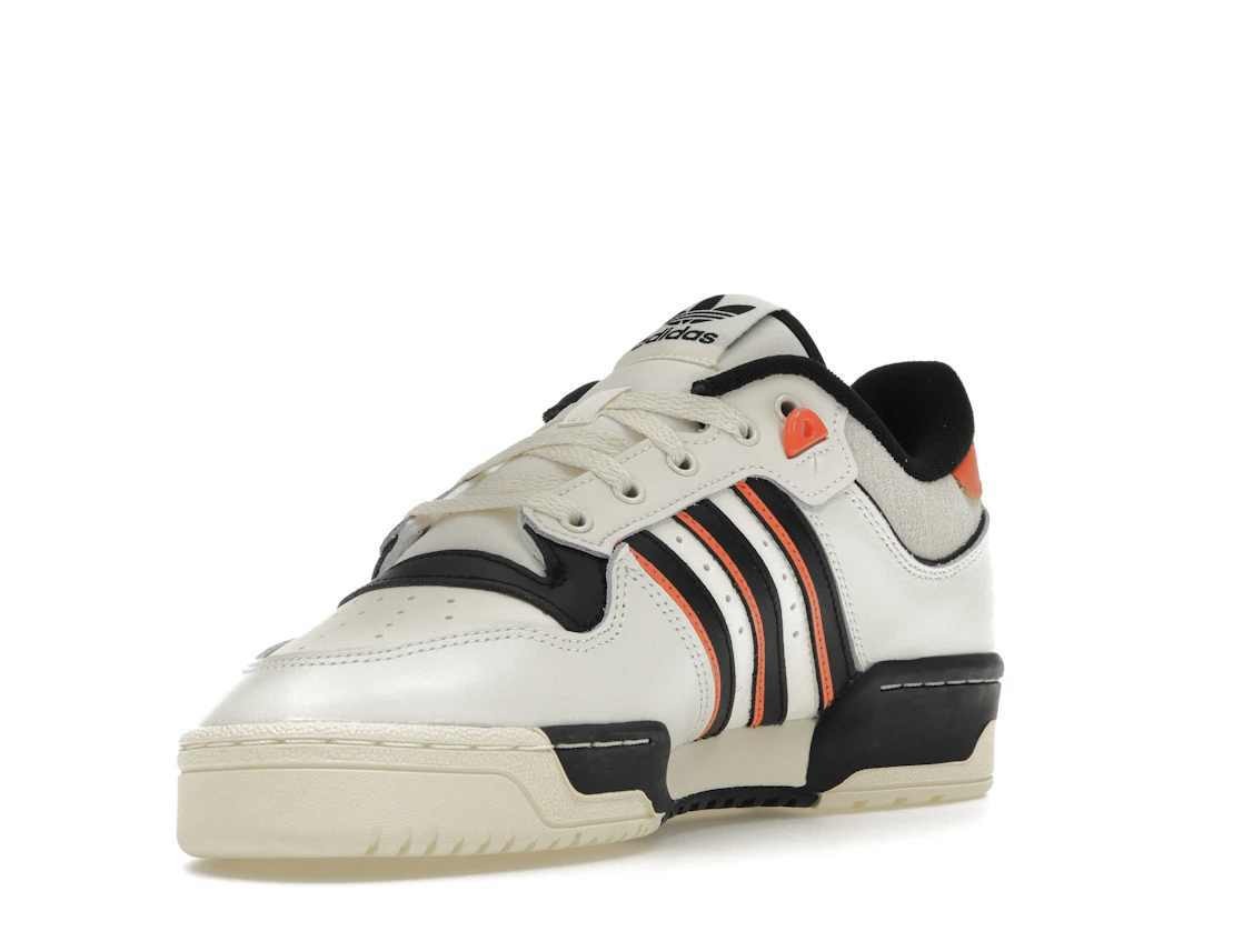 Vue 14 de adidas Rivalry 86 Low White Black Semi Impact Orange