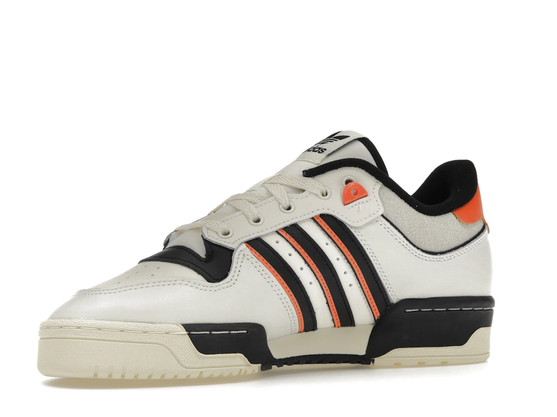 Vue 16 de adidas Rivalry 86 Low White Black Semi Impact Orange