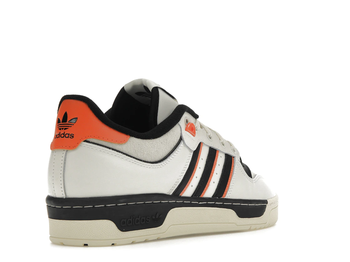 Vue 32 de adidas Rivalry 86 Low White Black Semi Impact Orange