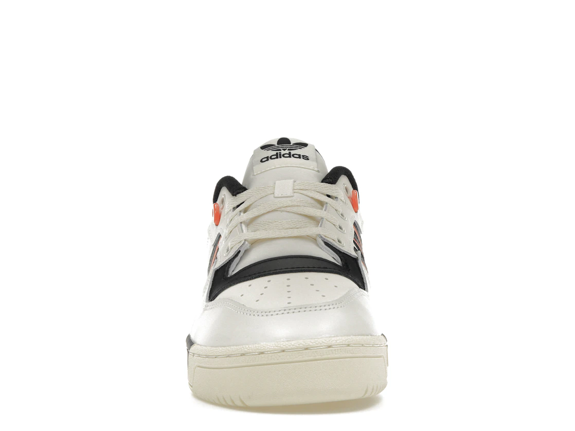 Vue 10 de adidas Rivalry 86 Low White Black Semi Impact Orange