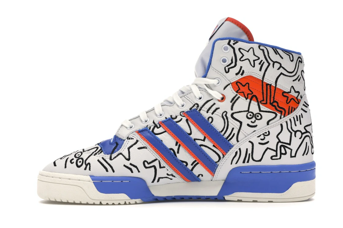 Vue 19 de adidas Rivalry Hi Keith Haring