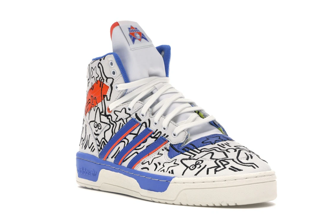 Vue 6 de adidas Rivalry Hi Keith Haring