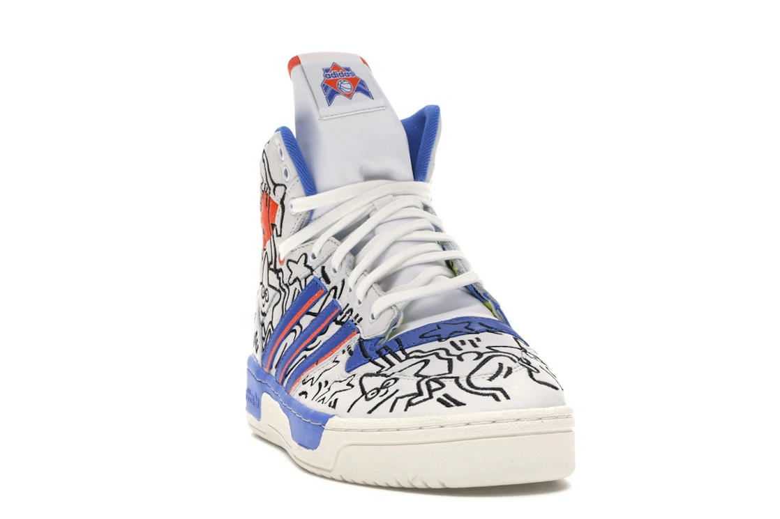 Vue 8 de adidas Rivalry Hi Keith Haring