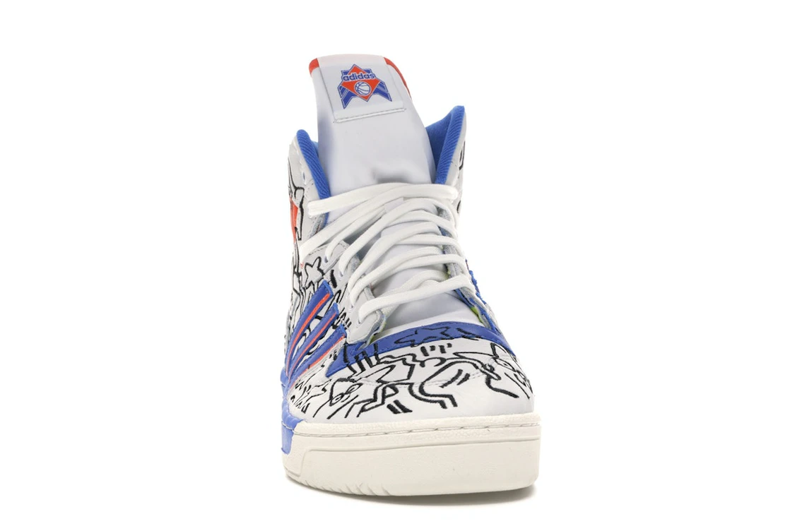 Vue 9 de adidas Rivalry Hi Keith Haring