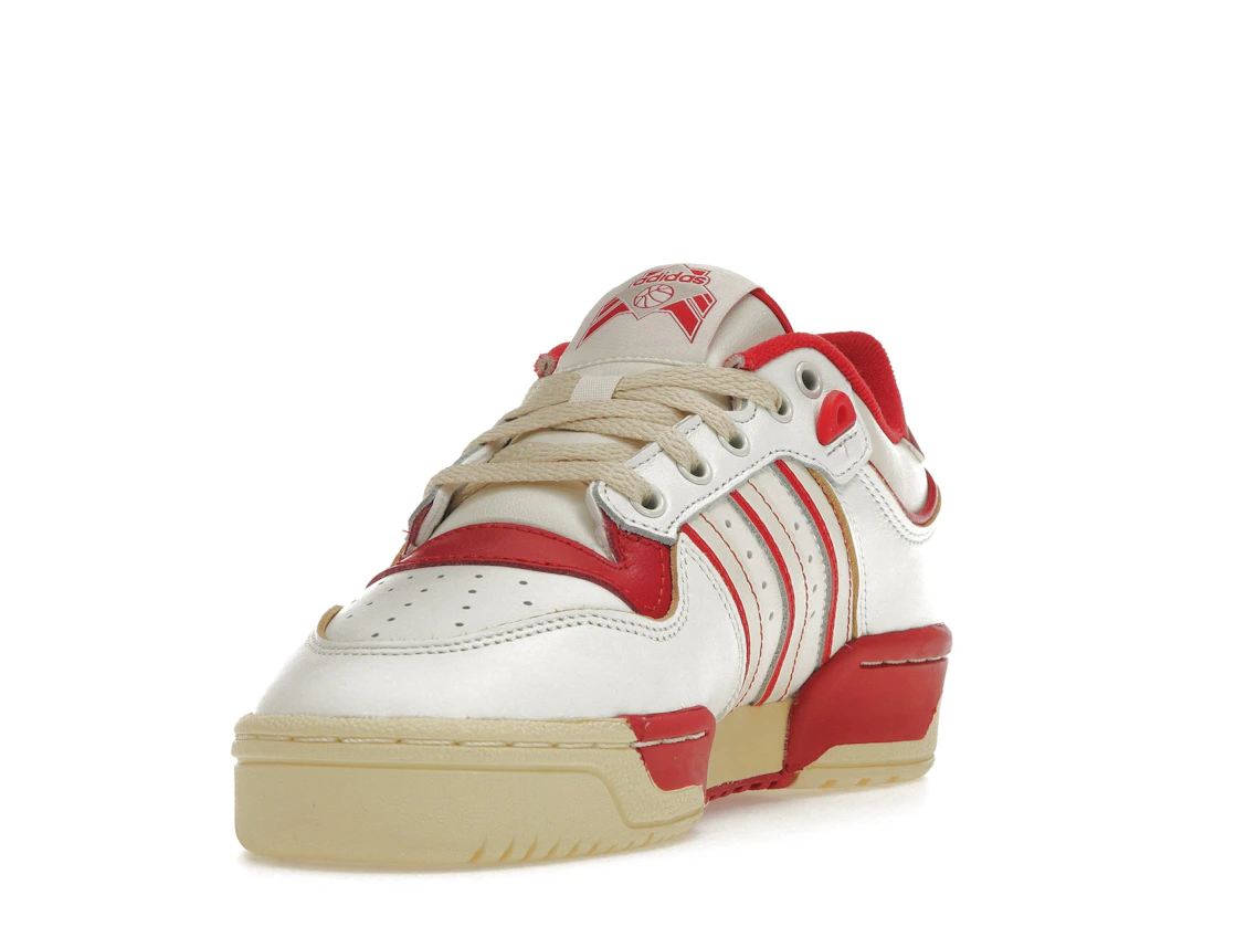 Vue 13 de adidas Rivalry Low 86 Core White Off White Team Power Red