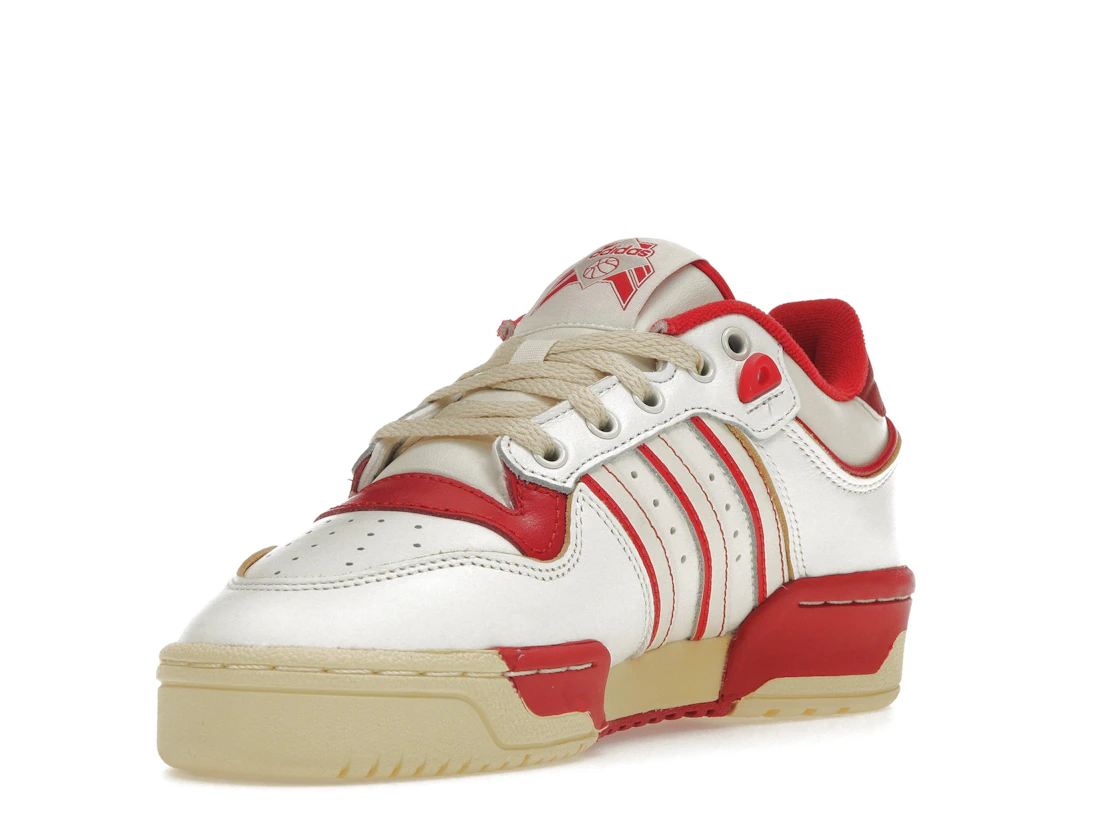 Vue 14 de adidas Rivalry Low 86 Core White Off White Team Power Red