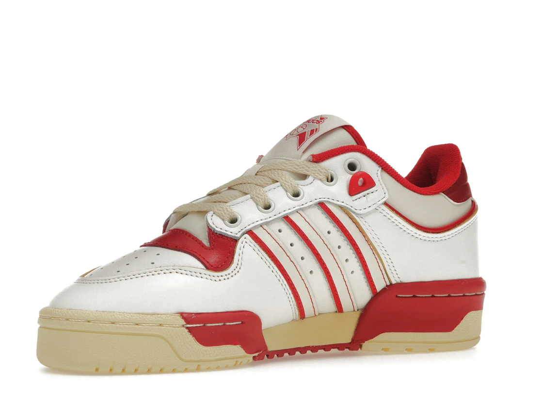 Vue 16 de adidas Rivalry Low 86 Core White Off White Team Power Red