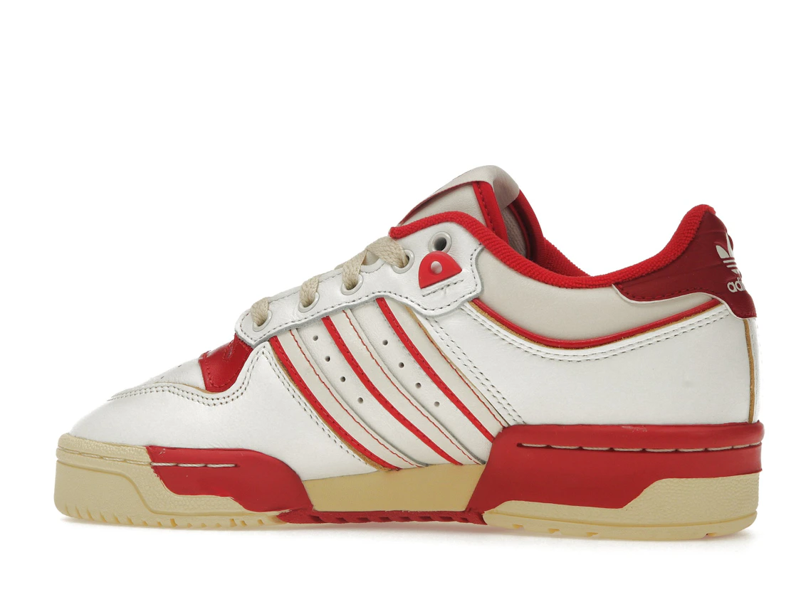 Vue 21 de adidas Rivalry Low 86 Core White Off White Team Power Red