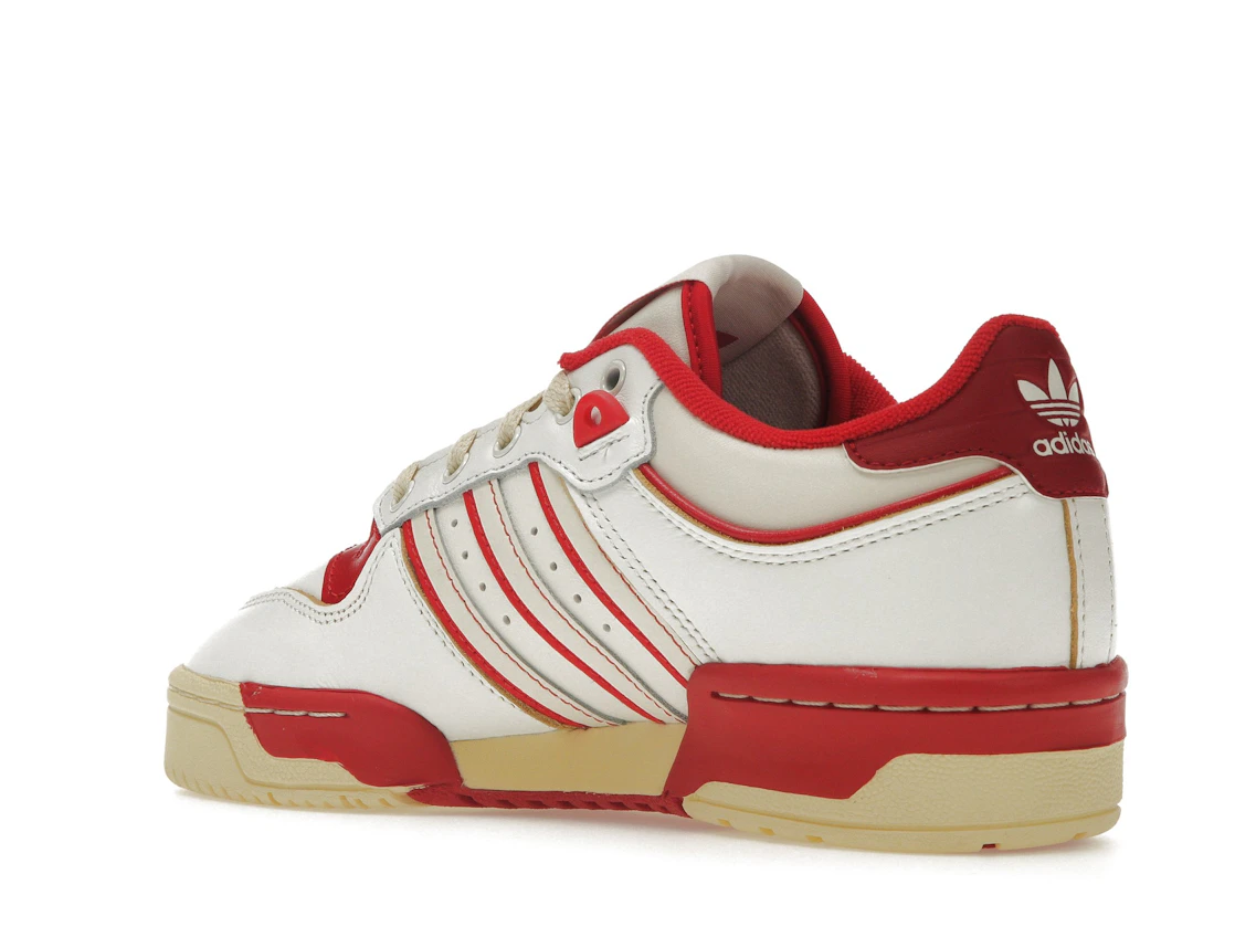 Vue 23 de adidas Rivalry Low 86 Core White Off White Team Power Red