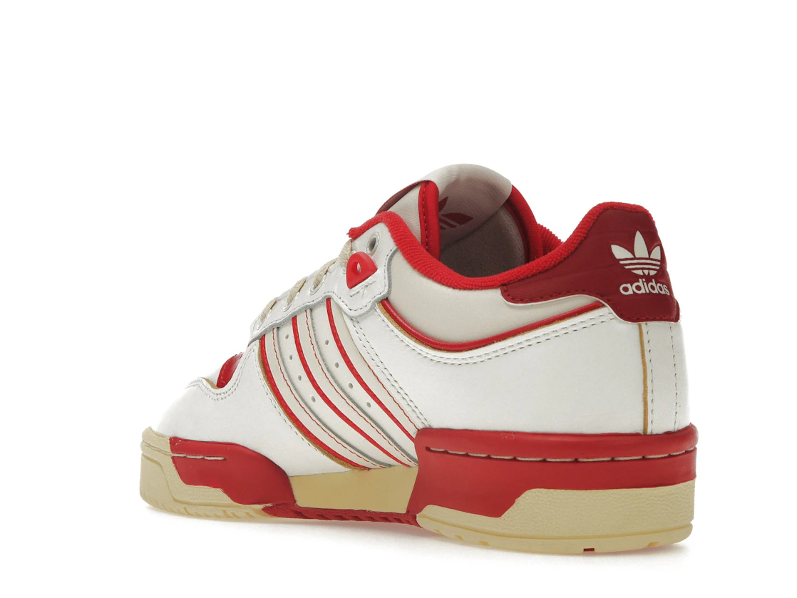 Vue 24 de adidas Rivalry Low 86 Core White Off White Team Power Red