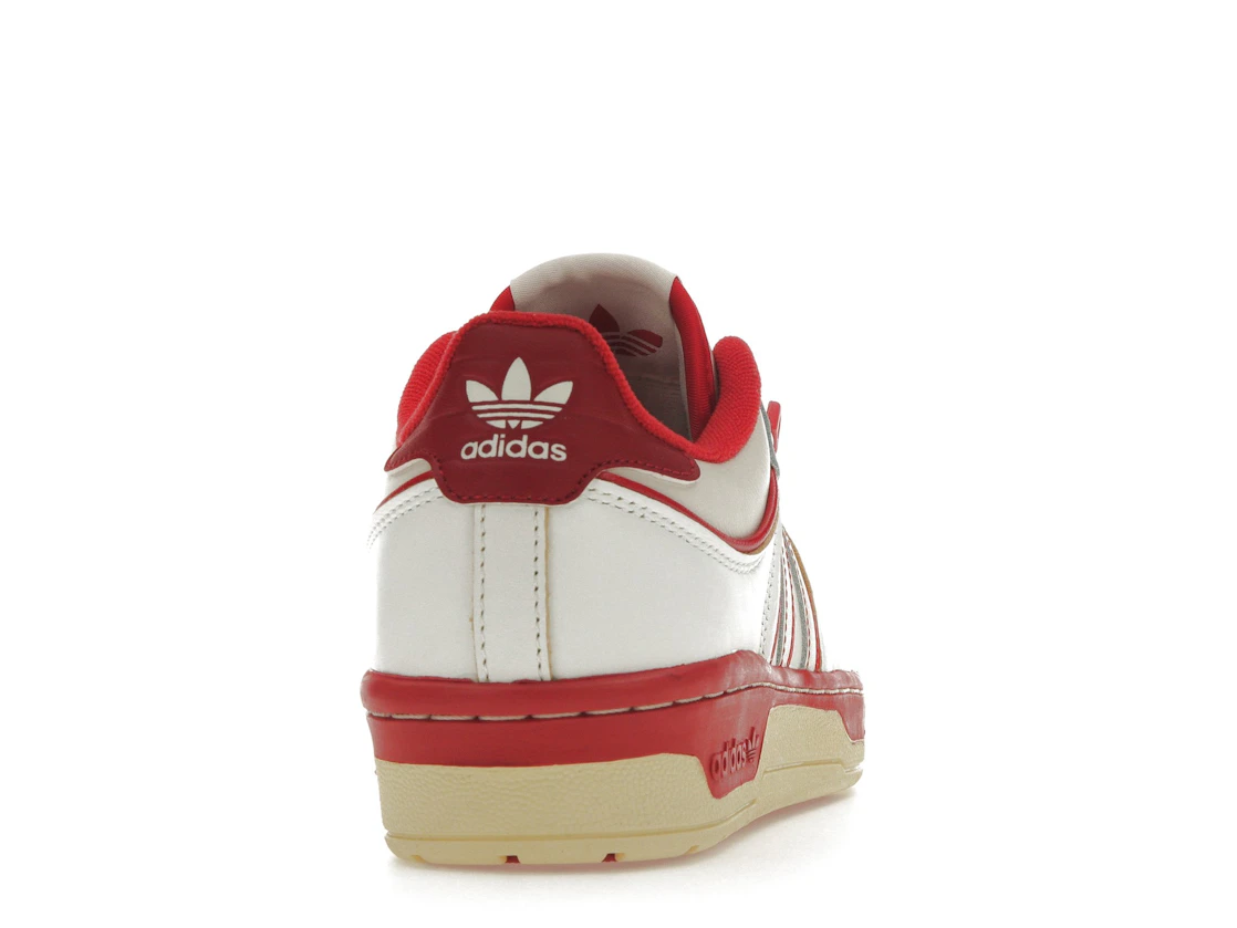 Vue 29 de adidas Rivalry Low 86 Core White Off White Team Power Red