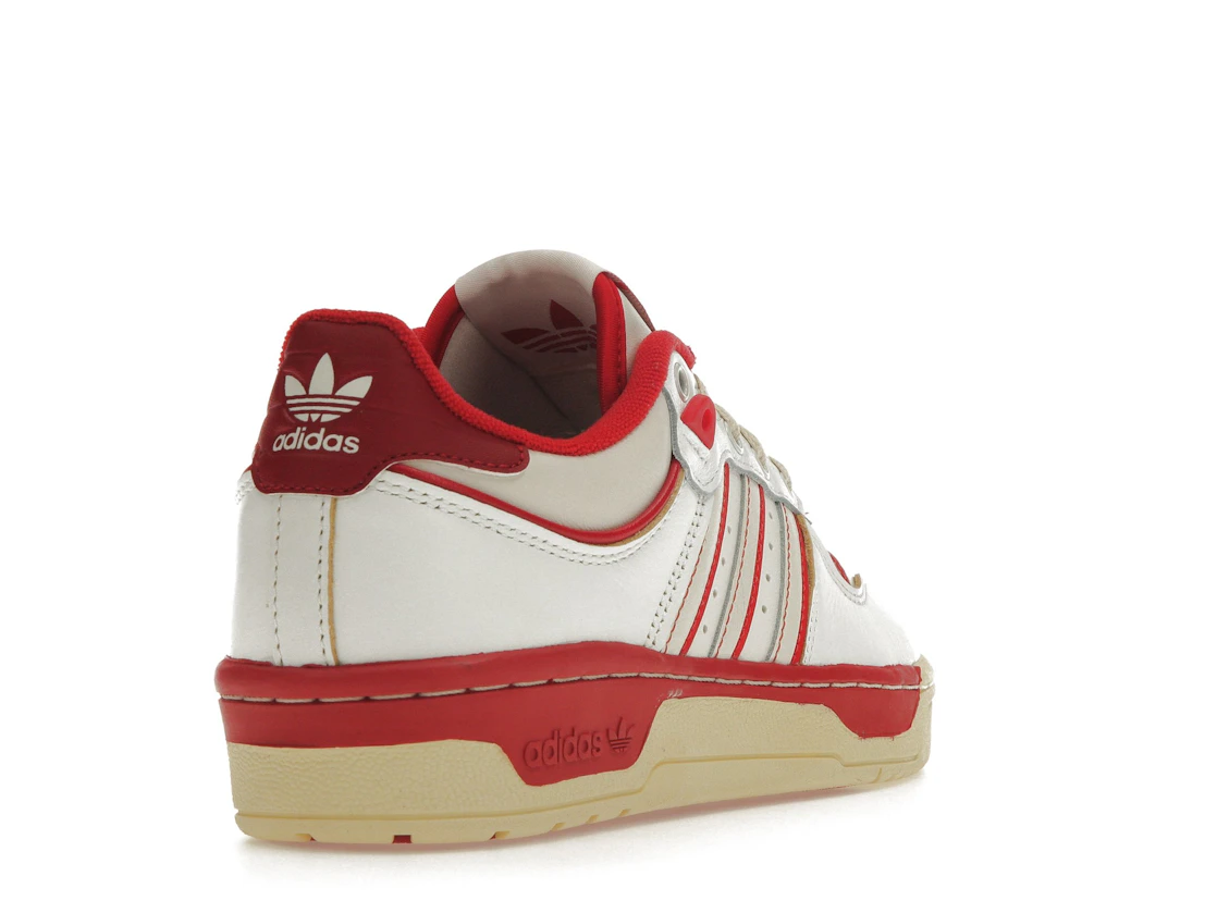 Vue 31 de adidas Rivalry Low 86 Core White Off White Team Power Red