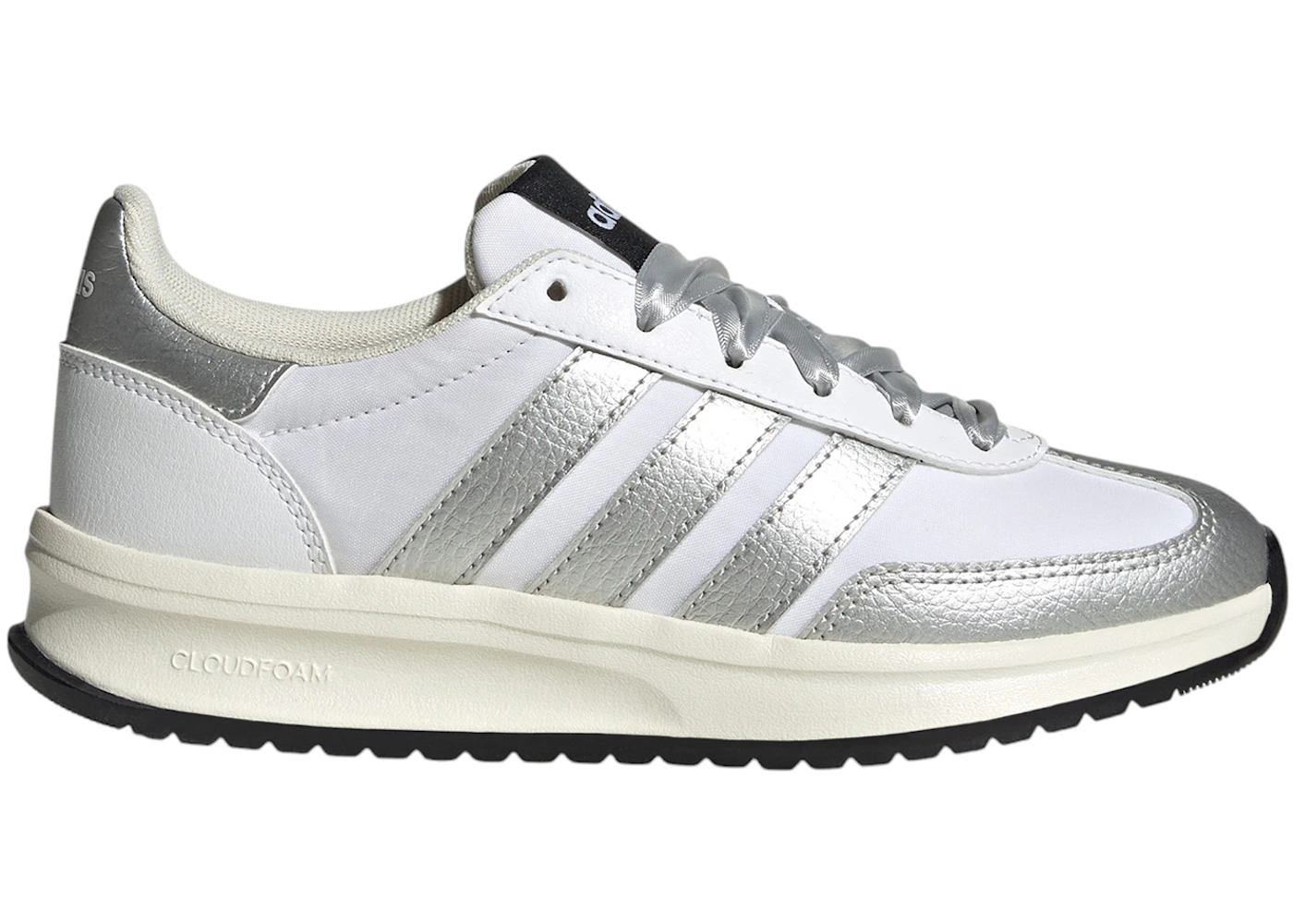 adidas Run 70s 2.0 Cloud White Silver Metallic Off White (GS)