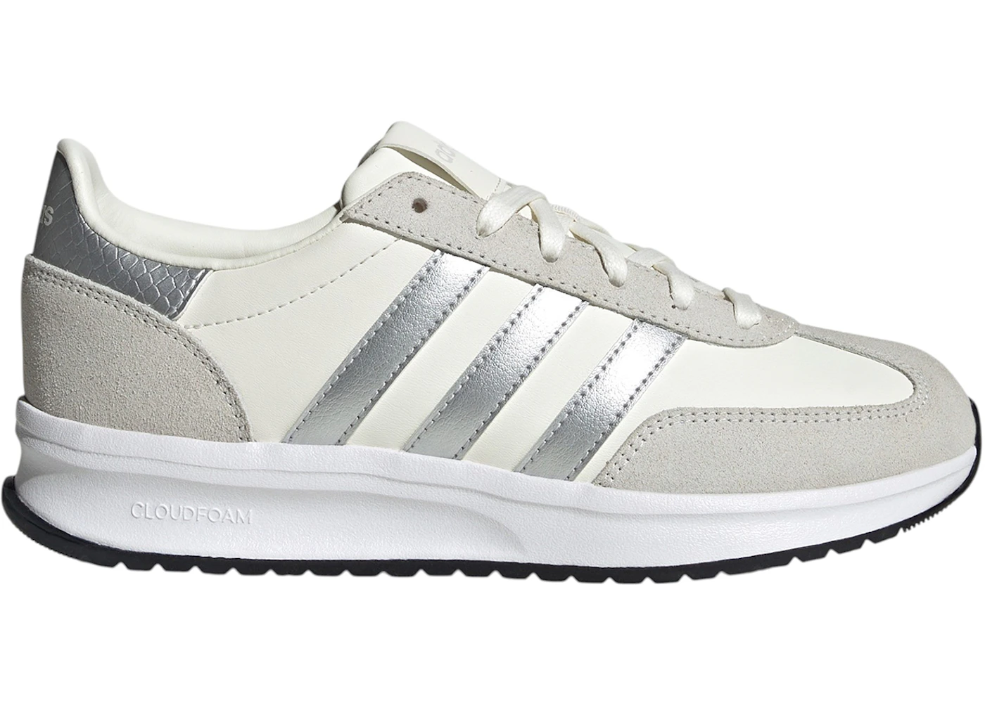 adidas Run 70s 2.0 White Silver Metallic Off White 