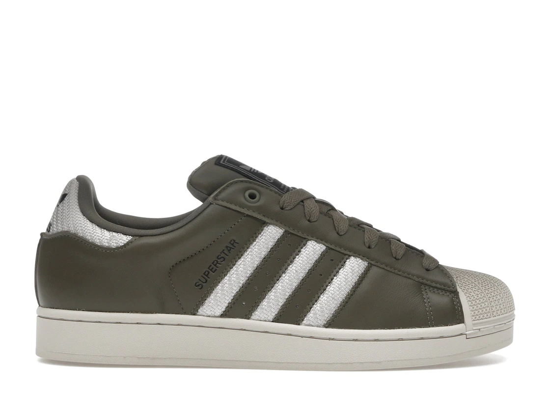 Vue 1 de adidas Superstar II Medium Dark Khaki Bliss