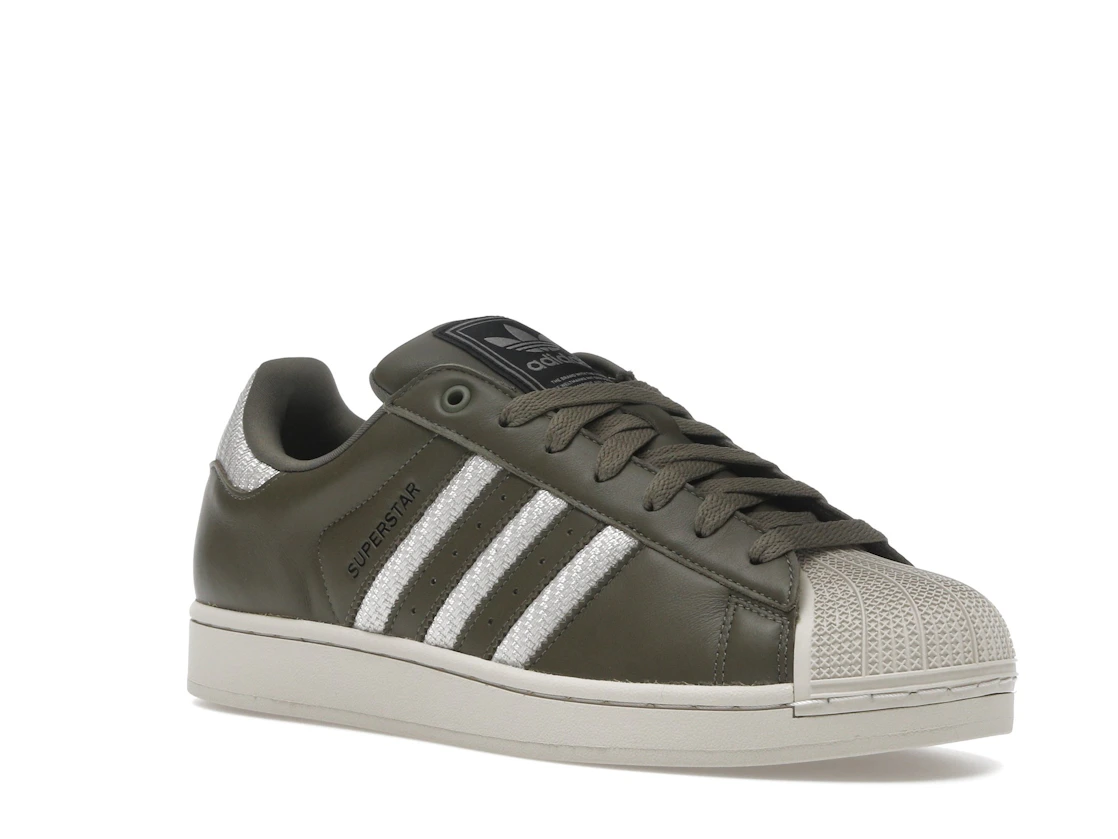Vue 5 de adidas Superstar II Medium Dark Khaki Bliss