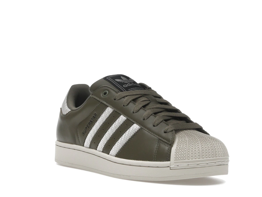 Vue 6 de adidas Superstar II Medium Dark Khaki Bliss