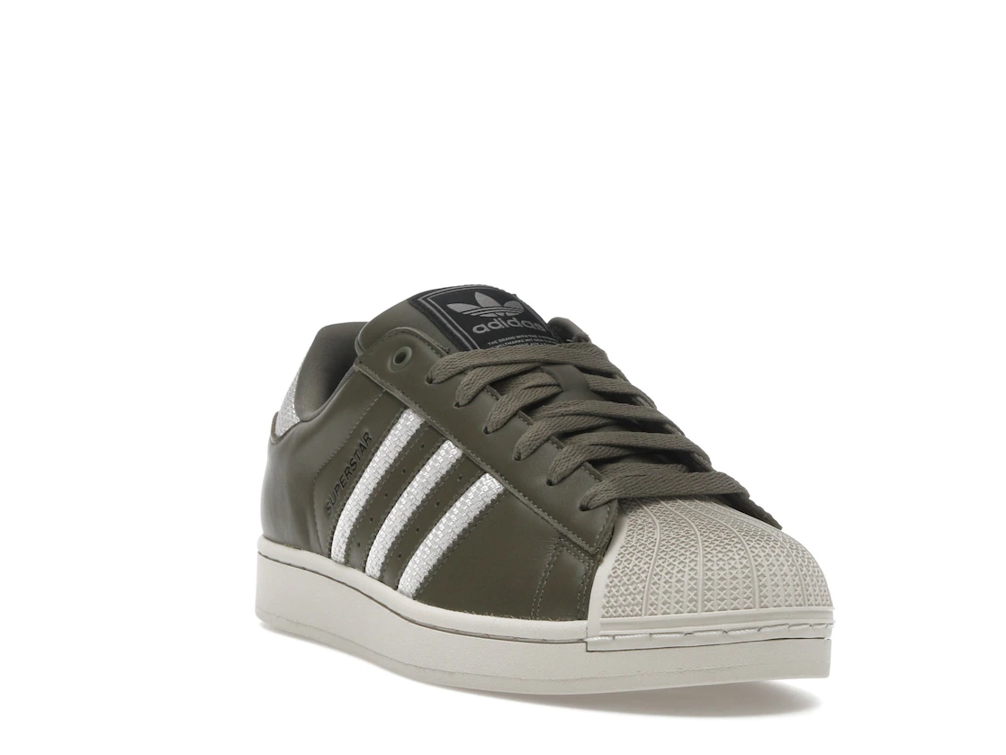 Vue 7 de adidas Superstar II Medium Dark Khaki Bliss