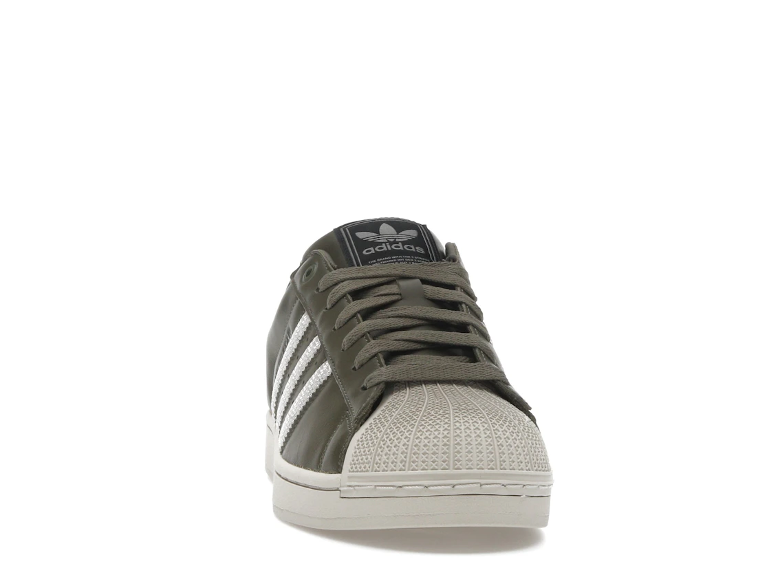 Vue 9 de adidas Superstar II Medium Dark Khaki Bliss