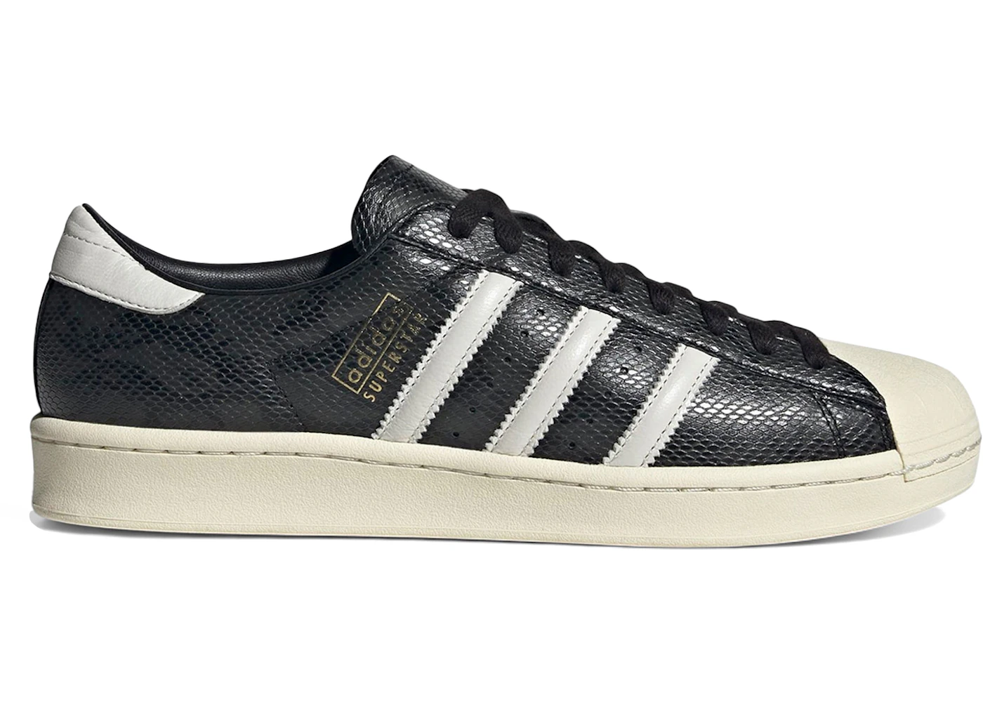 adidas Superstar Vintage Black White Snakeskin Made in Germany