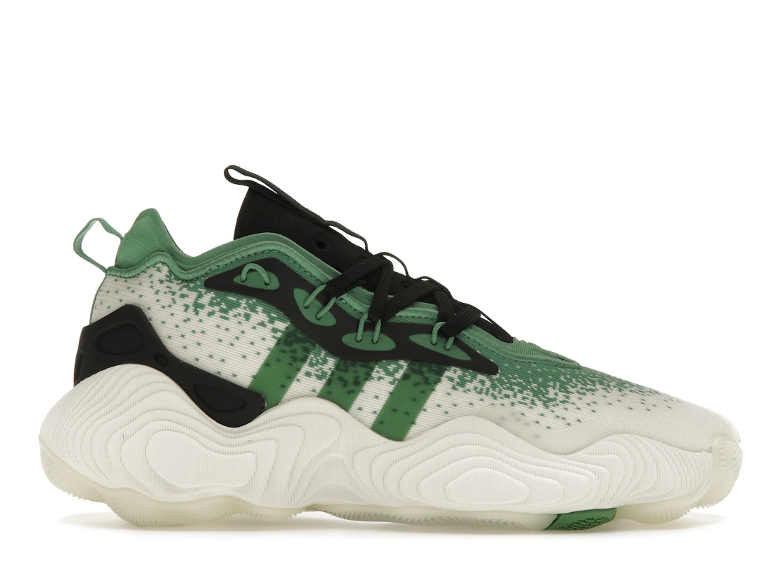 Vue 1 de adidas Trae Young 3 Off White Preloved Green Black