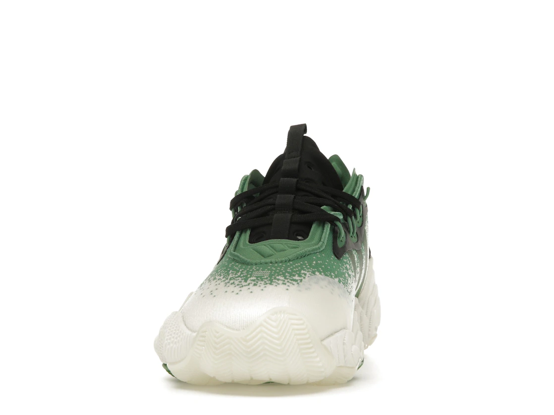 Vue 11 de adidas Trae Young 3 Off White Preloved Green Black