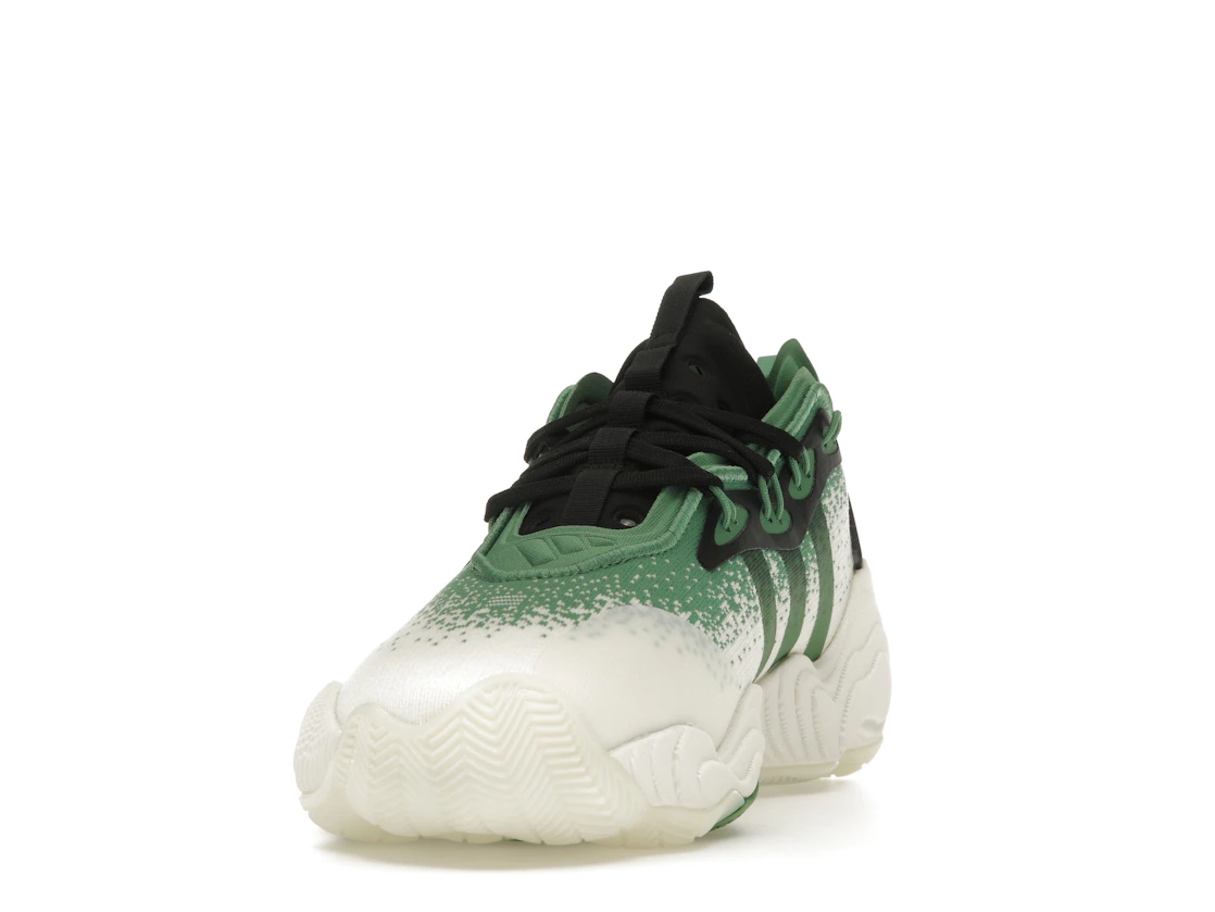 Vue 12 de adidas Trae Young 3 Off White Preloved Green Black