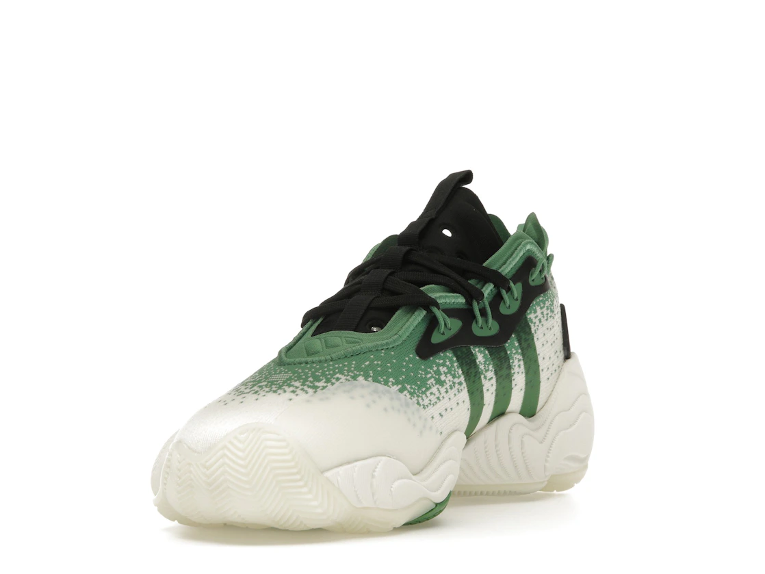 Vue 13 de adidas Trae Young 3 Off White Preloved Green Black