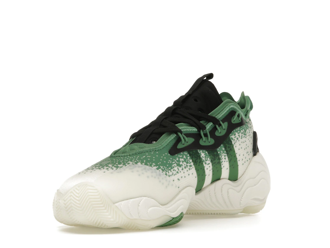 Vue 14 de adidas Trae Young 3 Off White Preloved Green Black