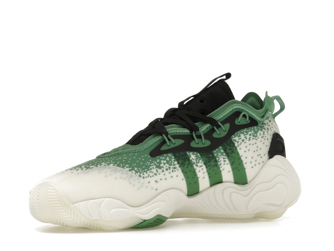 Vue 16 de adidas Trae Young 3 Off White Preloved Green Black
