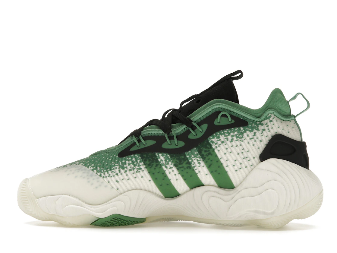 Vue 20 de adidas Trae Young 3 Off White Preloved Green Black