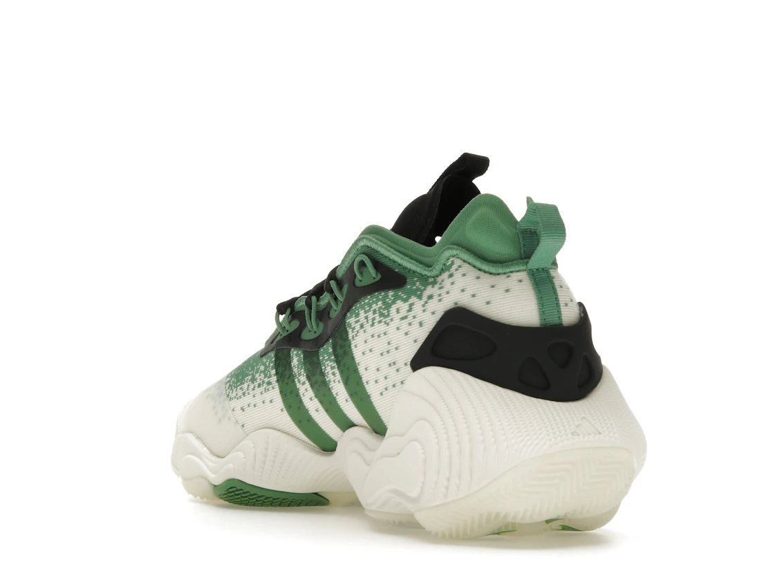 Vue 25 de adidas Trae Young 3 Off White Preloved Green Black