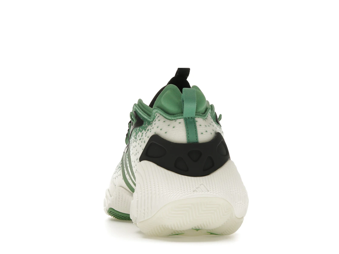 Vue 27 de adidas Trae Young 3 Off White Preloved Green Black