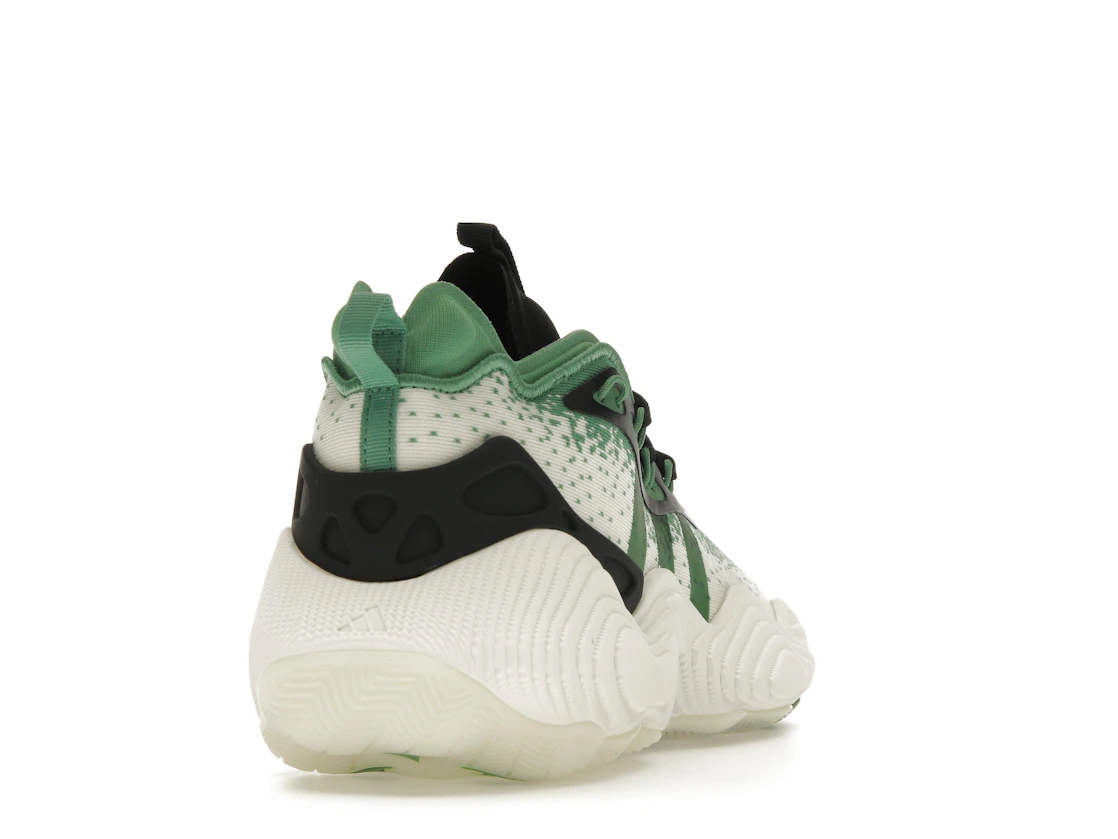 Vue 30 de adidas Trae Young 3 Off White Preloved Green Black