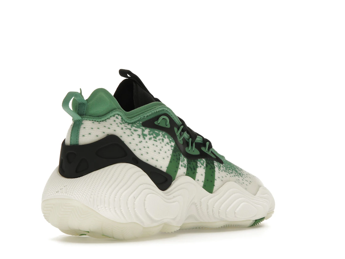 Vue 32 de adidas Trae Young 3 Off White Preloved Green Black