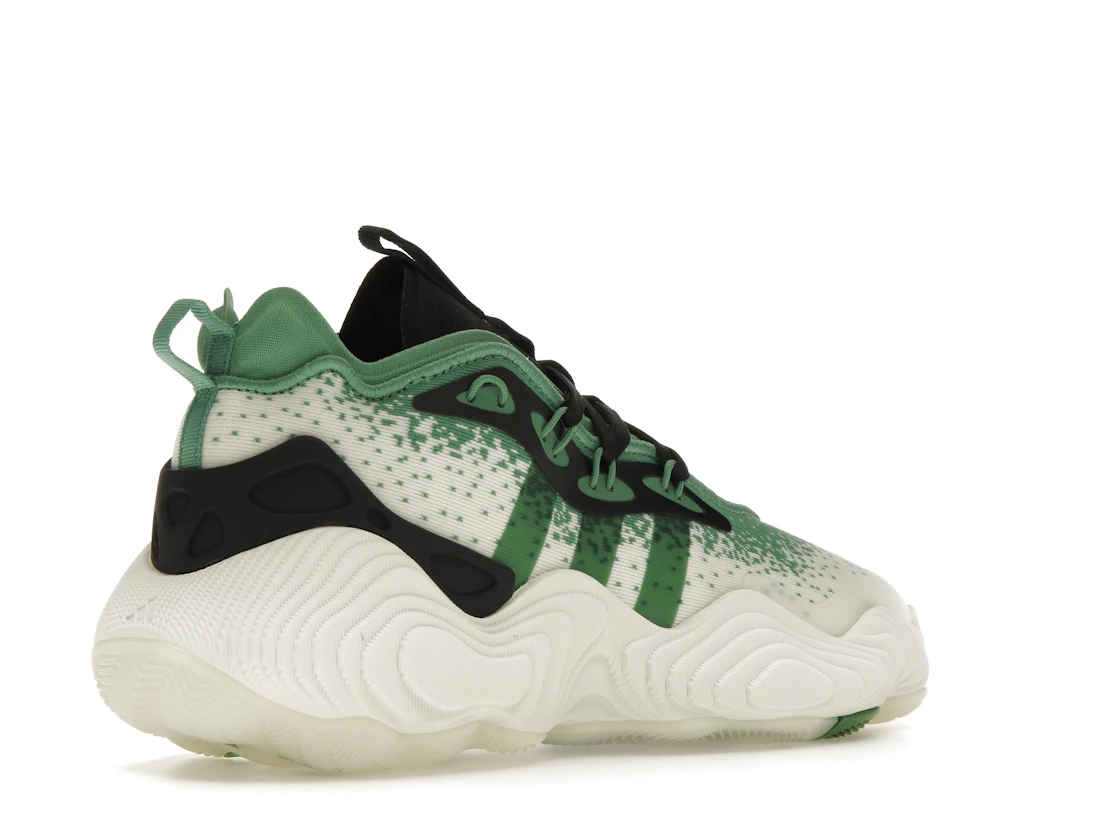 Vue 33 de adidas Trae Young 3 Off White Preloved Green Black
