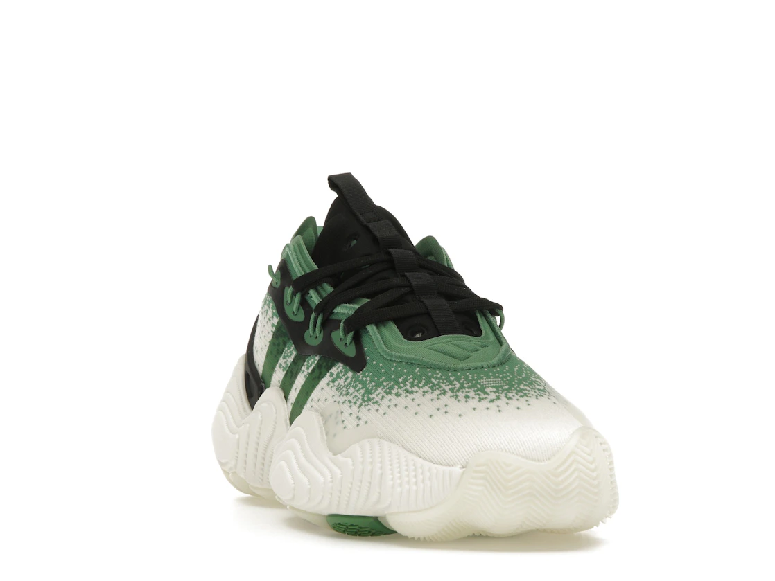 Vue 8 de adidas Trae Young 3 Off White Preloved Green Black