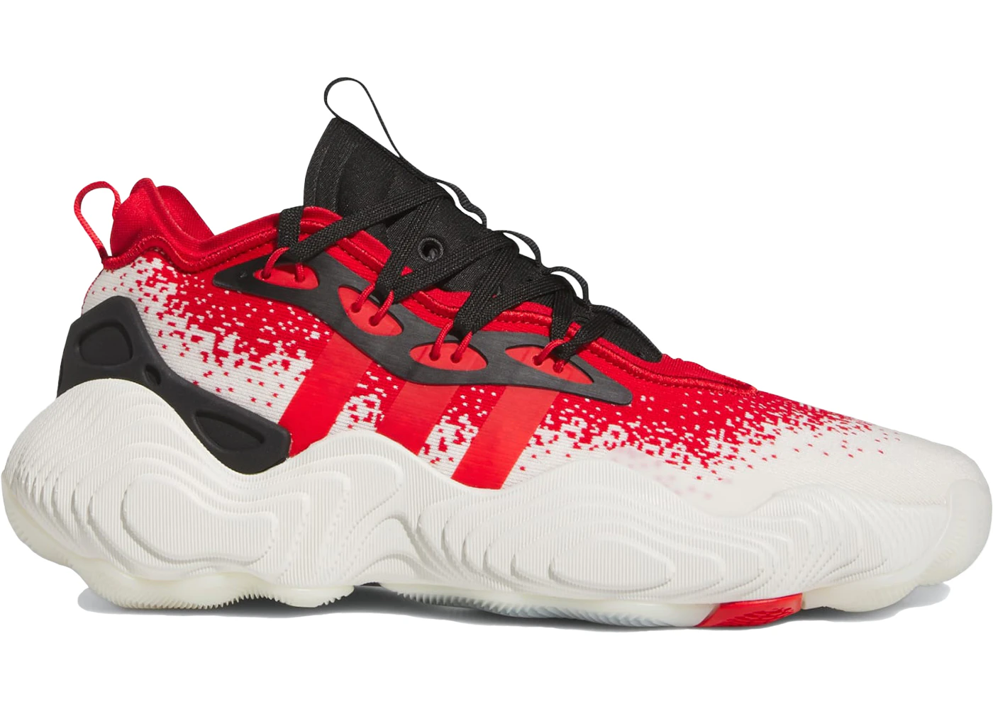 adidas Trae Young 3 Off White Vivid Red Black