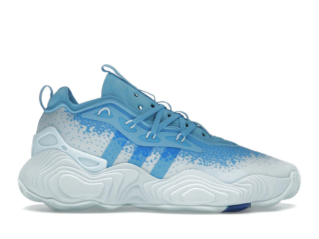 Vue 1 de adidas Trae Young 3 Semi Blue Burst Royal Blue Sky Tint