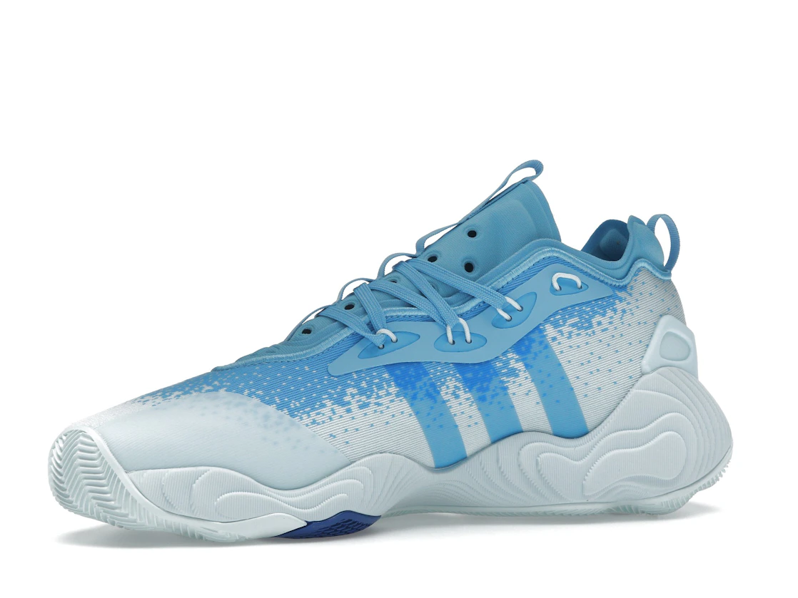 Vue 17 de adidas Trae Young 3 Semi Blue Burst Royal Blue Sky Tint