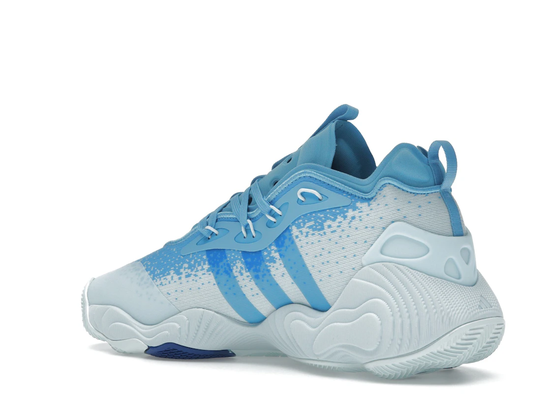 Vue 23 de adidas Trae Young 3 Semi Blue Burst Royal Blue Sky Tint