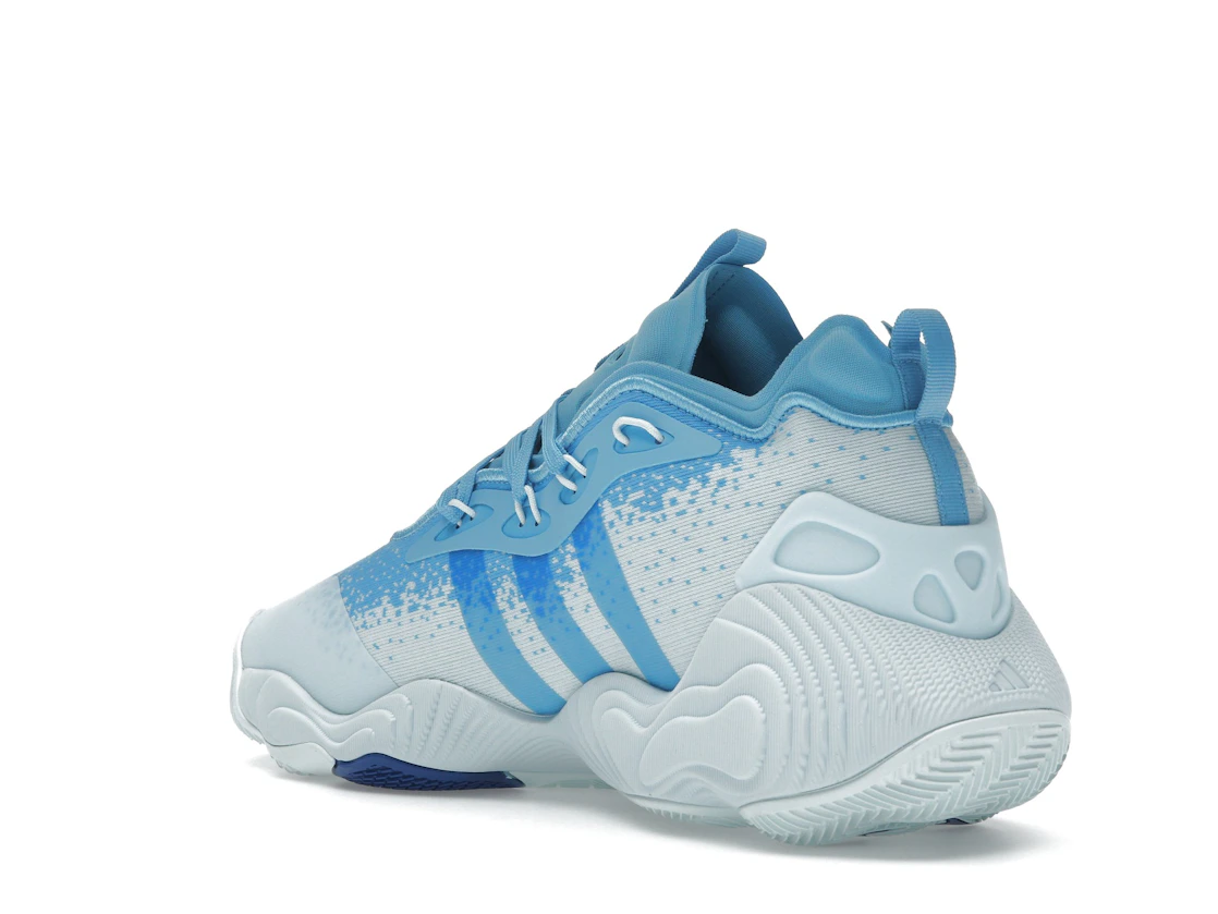 Vue 24 de adidas Trae Young 3 Semi Blue Burst Royal Blue Sky Tint