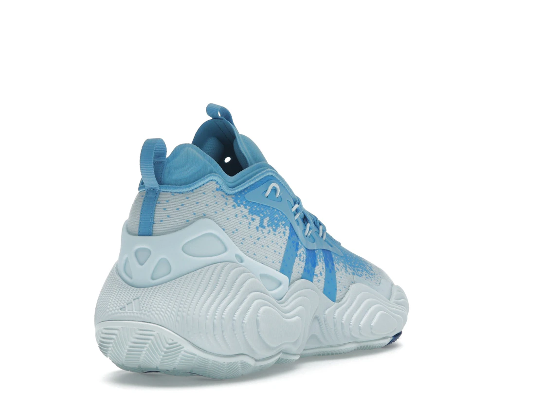 Vue 31 de adidas Trae Young 3 Semi Blue Burst Royal Blue Sky Tint