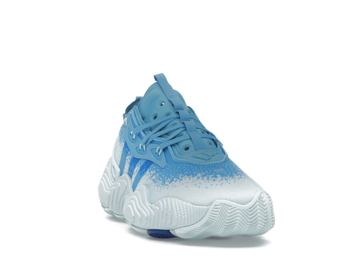 Vue 8 de adidas Trae Young 3 Semi Blue Burst Royal Blue Sky Tint
