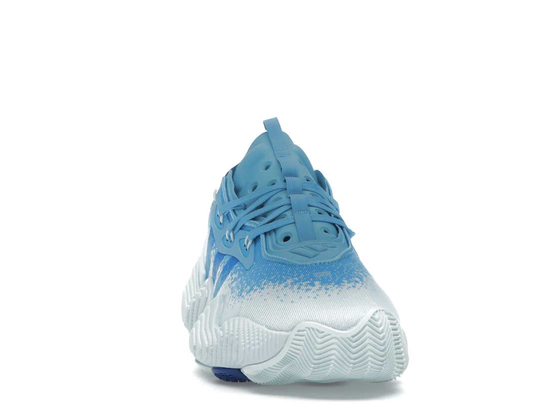 Vue 9 de adidas Trae Young 3 Semi Blue Burst Royal Blue Sky Tint