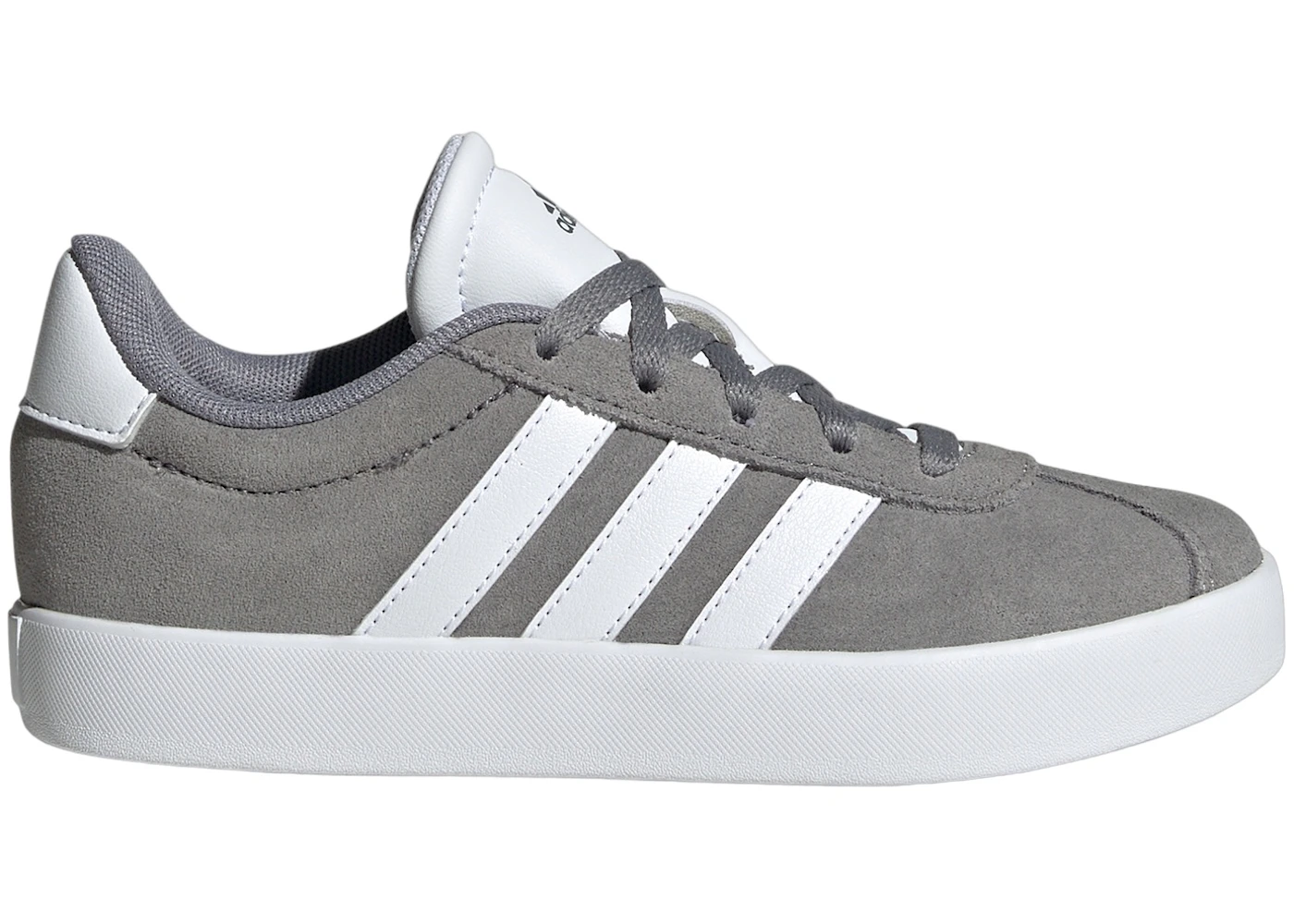adidas Vl Court 3.0 Grey Cloud White Grey Two (GS)